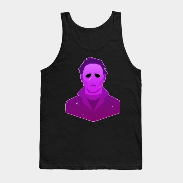 Shape Purple Silhouette (Dead by Daylight) Tank Top by SWDesigns